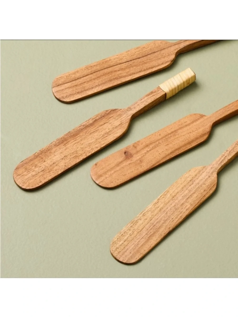 4pc Acadia Wood Jam Wooden Utensils - Hearth & Hand™ with Magnolia